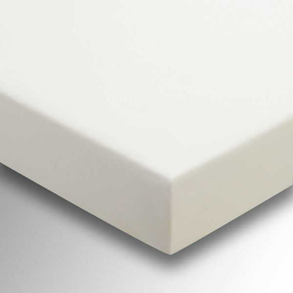 Plain Dye Percale Fitted Sheet - Ivory